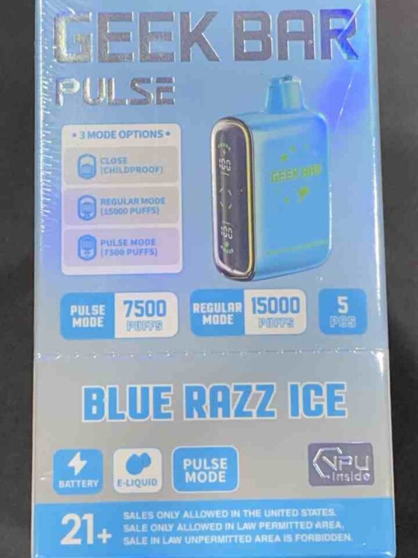 GEEK BAR 15K BLUE RAZZ ICE