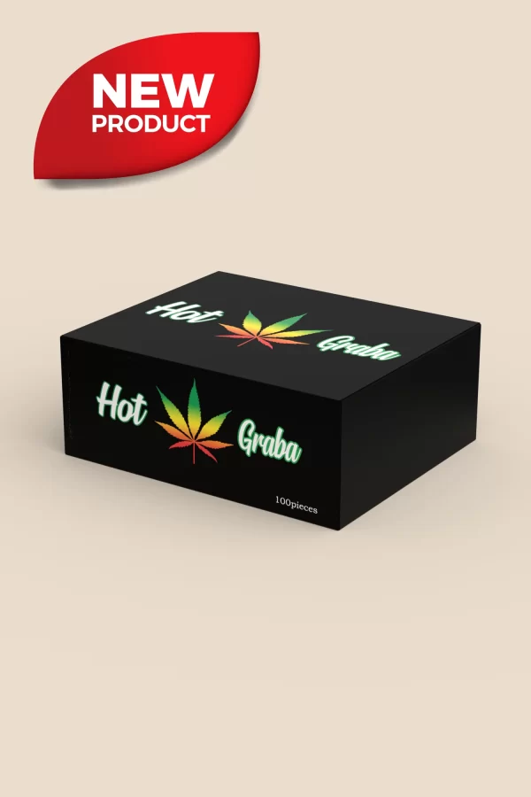 RASTA LEAF HOT GRABBA 100PC