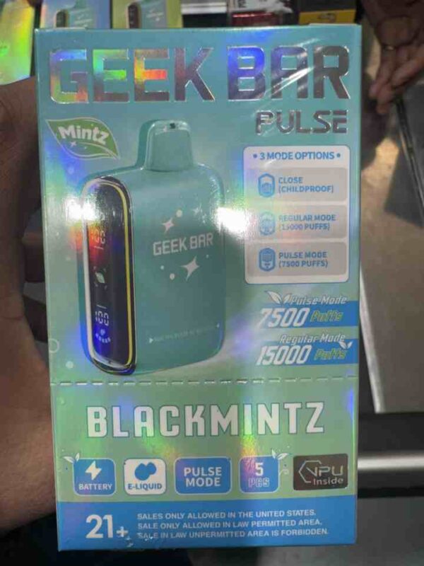 GEEK BAR 15K BLACKMINTZ