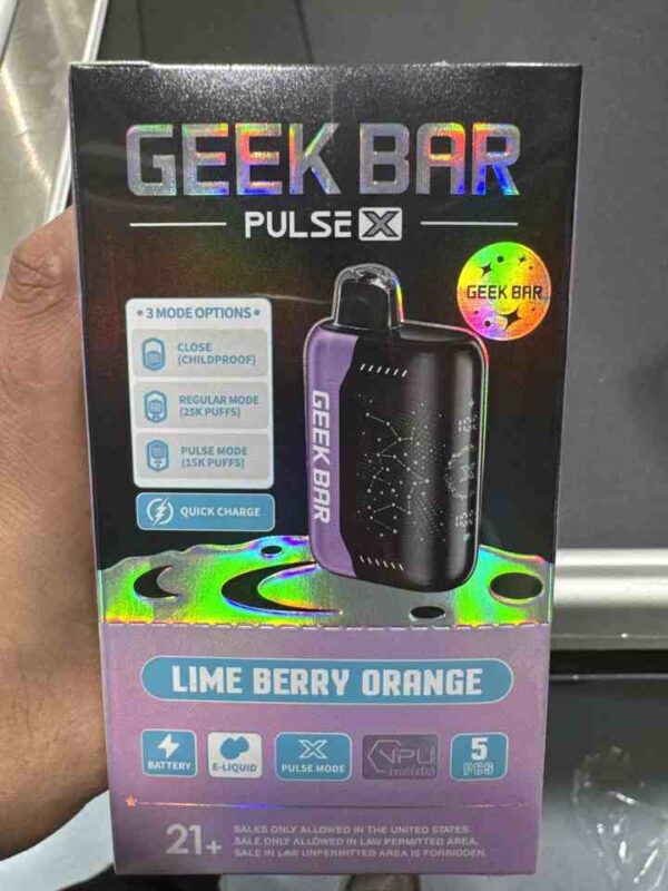 GEEK BAR X 25K LIME BERRY ORANGE