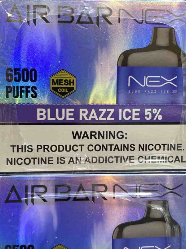 AIR BAR NEX BLUE RAZZ ICE