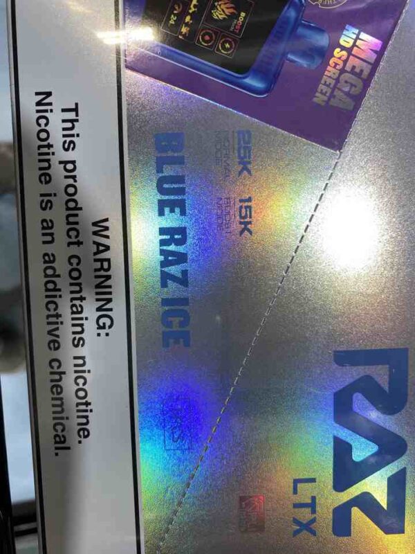 RAZ 25K BLUE RAZ ICE