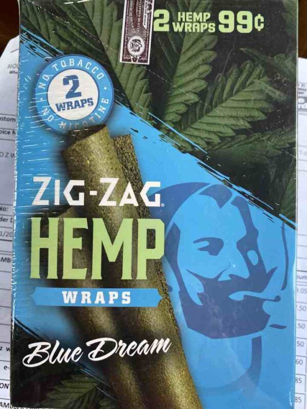 ZIG ZAG HEMP BLUE DREAM  WRAP