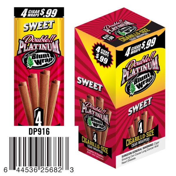 BLUNT WRAP SWEET 4PK