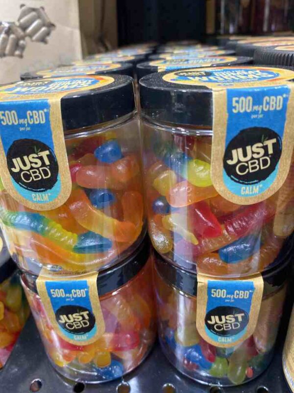 JUST CBD 500mg  sugar free worms