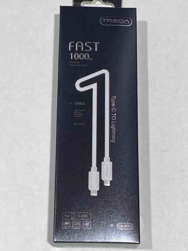 TREQA FAST 1000mm typeC-Lightning ca-8064