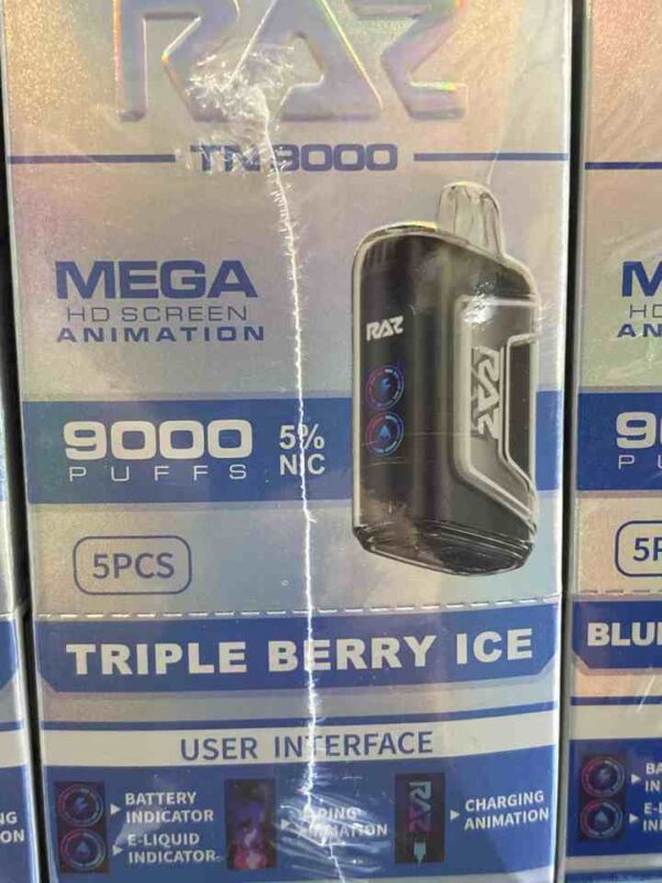 RAZ 9K TRIPLE BERRY ICE