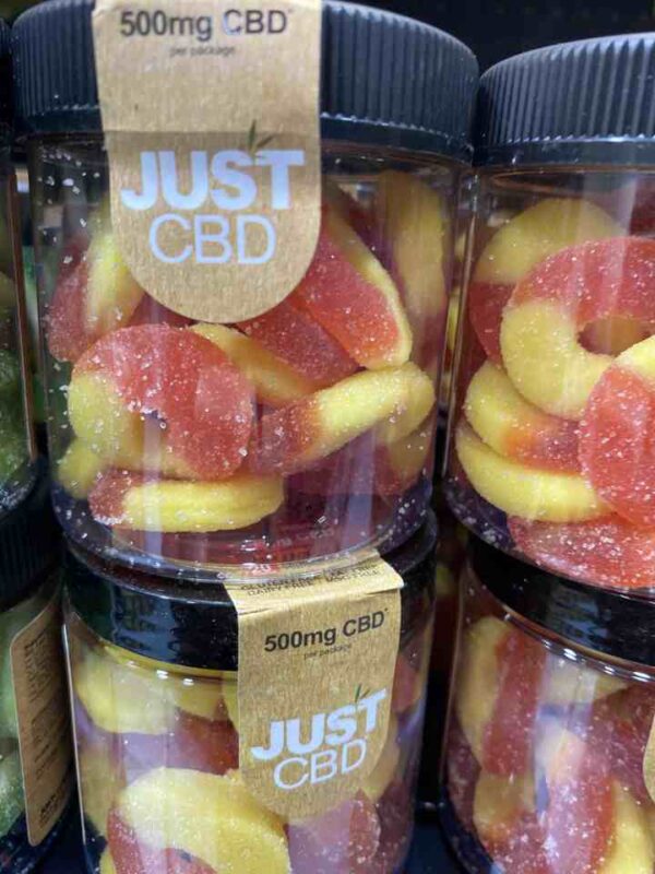 JUST CBD 500mg  peach rings