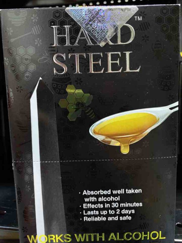 HONEY HARD STEEL WORKS WITH ALCOHOL
