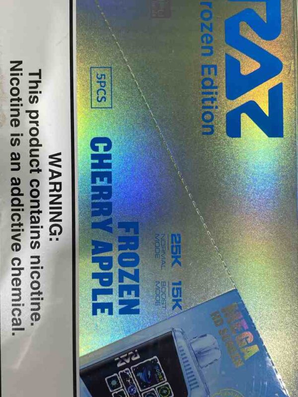 RAZ 25K FROZEN CHERRY APPLE