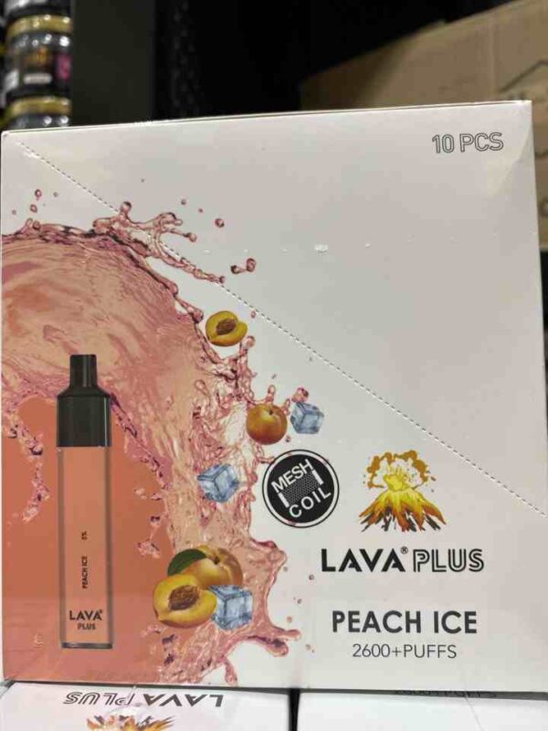 LAVA PLUS PEACH ICE