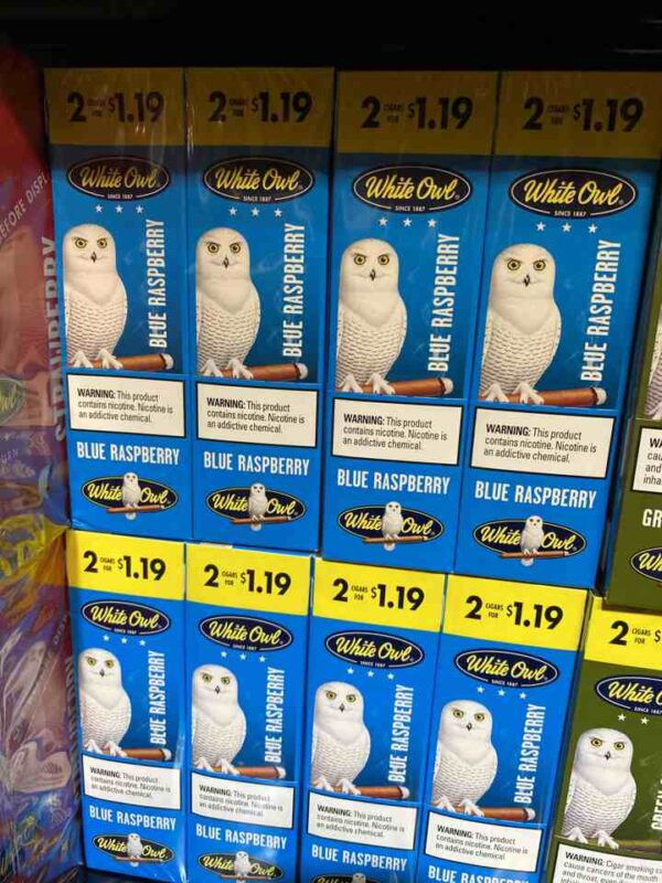 WHITEOWL BLUE RASPBERRY 2PK