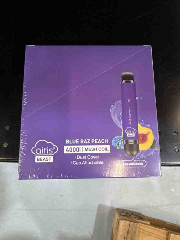 AIRIS BEAST BLUE RAZ PEACH 4K