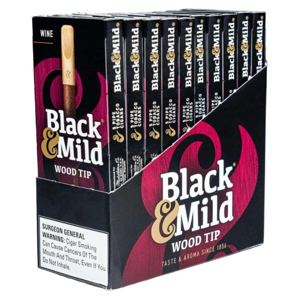 BLACK&MILD WINE WOOD TIP 5PK