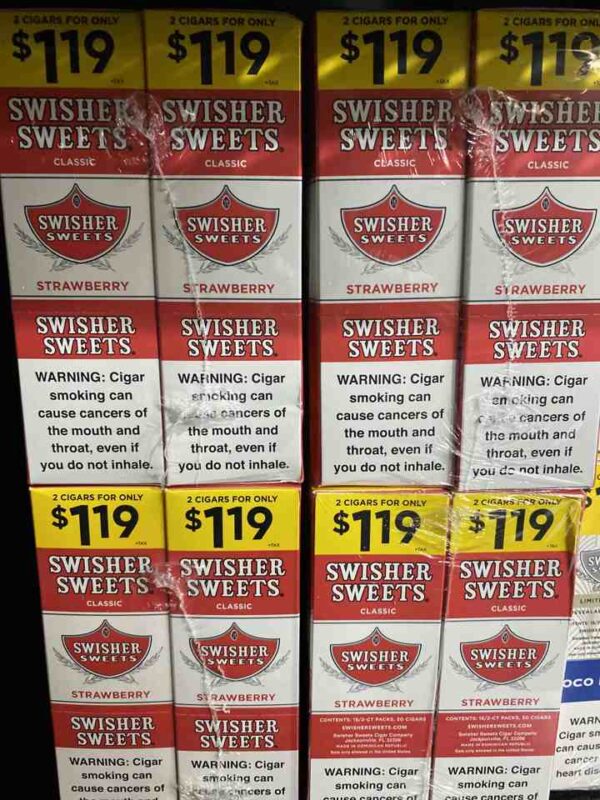 SWISHER SWEETS STRAWBERRY 2PK