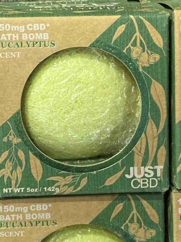 JUST CBD BATH BOMB EUCALYPTUS