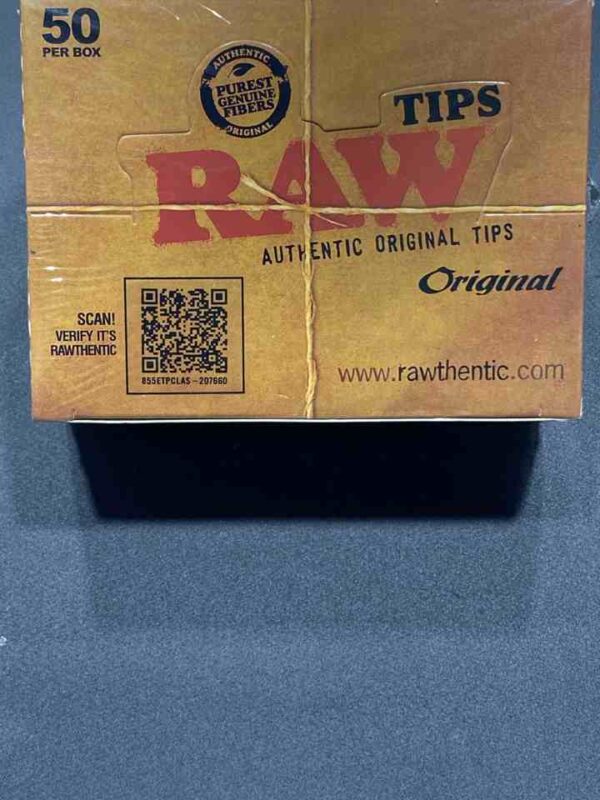 RAW TIPS AUTHENTIC ORIGINAL 50PER BOX