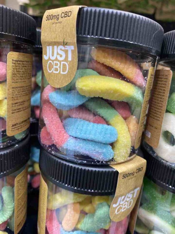 JUST CBD 500mg sour worms