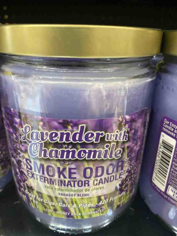 SMOKE ODOR CANDLE LAVENDER