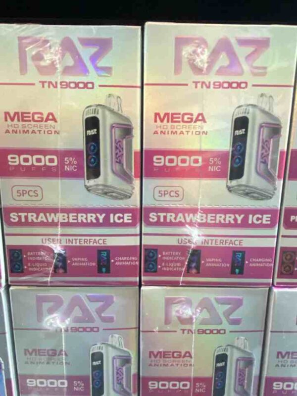 RAZ 9K STRAWBERRY ICE