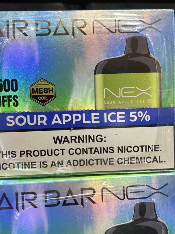 AIR BAR NEX SOUR APPLE ICE