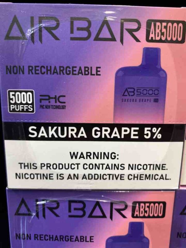 AIR BAR 5K SAKURA GRAPE